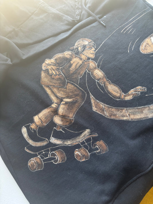 Bleach Painted Hoodie