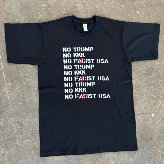 No Trump No KKK No Fascist USA