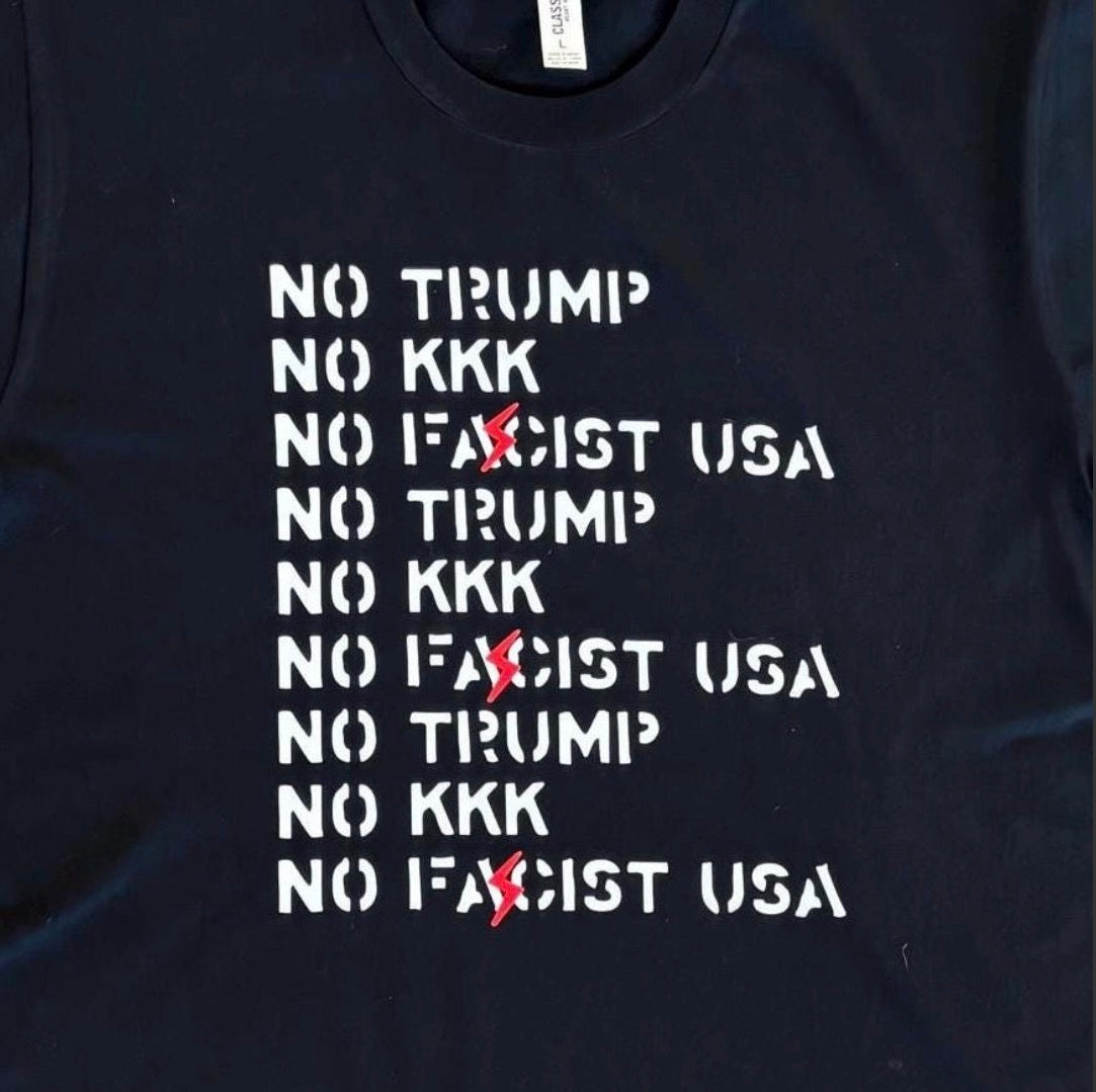 No Trump No KKK No Fascist USA