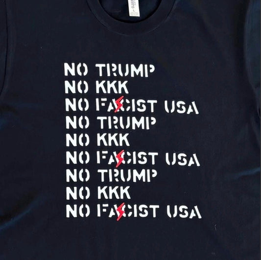No Trump No KKK No Fascist USA