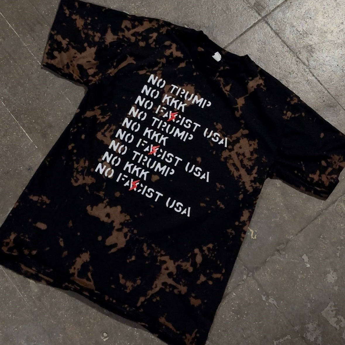 No Trump No KKK No Fascist USA